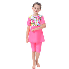 Load image into Gallery viewer, Semi-Covered Burkini for Kid pink
