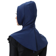 Load image into Gallery viewer, Women&#39;s Swim Hijabs Full Coverage Swim Scarf Sun Protective - Navy Blue
