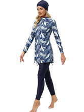 Load image into Gallery viewer, Modest  Muslim Swimwear Burkini Banana Leaf
