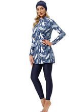 Load image into Gallery viewer, Modest  Muslim Swimwear Burkini Banana Leaf
