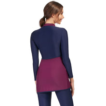 Load image into Gallery viewer, Modest swimsuit Burkini Wine Red
