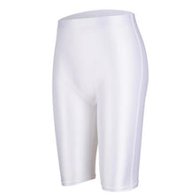 Load image into Gallery viewer, Shorts Sexy Workout  Women Satin Smooth Tights Japanese High Waisted Women Gym Yoga Sports Biker Shorts Plus Size
